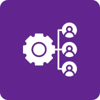Collaboration and process management illustration